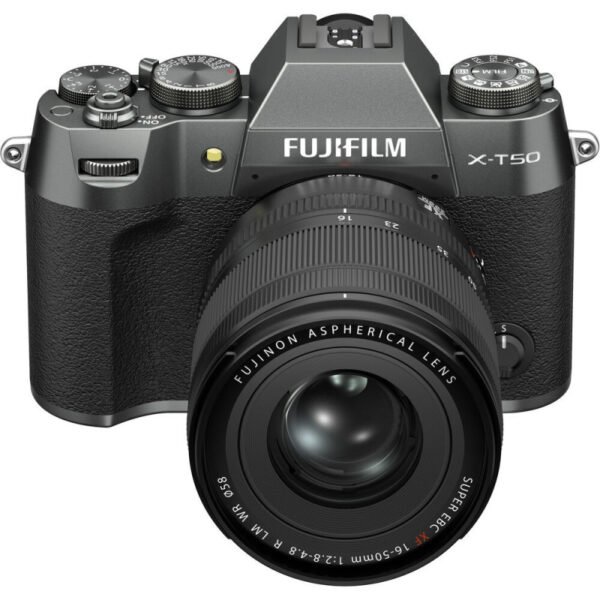 fujifilm x t50 charcoal + xf 16 50 mm f/2,8 4,8 r lm wr
