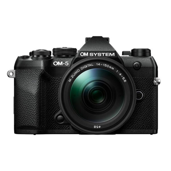 om system om 5 mark ii noir + 14 150 mm f/4 5,6 ii ed