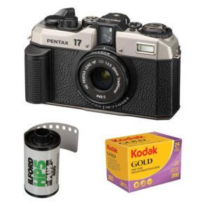 pentax 17 dark silver + films kodak gold